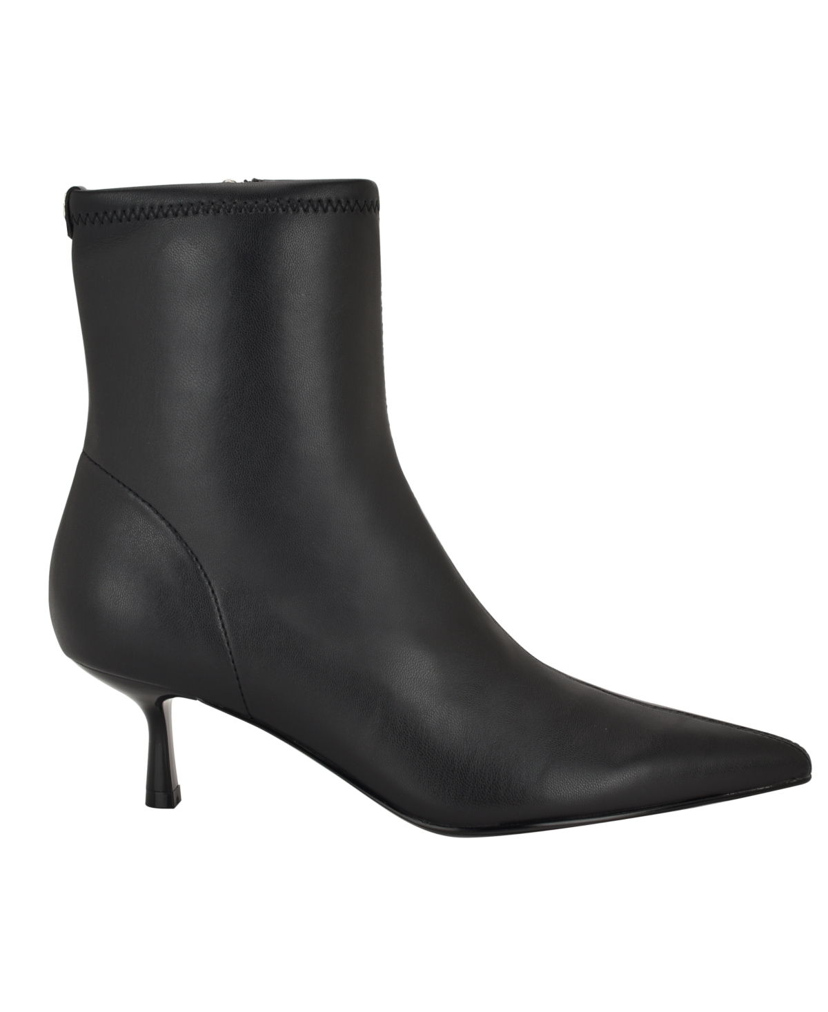 Guess Women's Yanka Pointed Toe Kitten Heel Dress Booties In Black