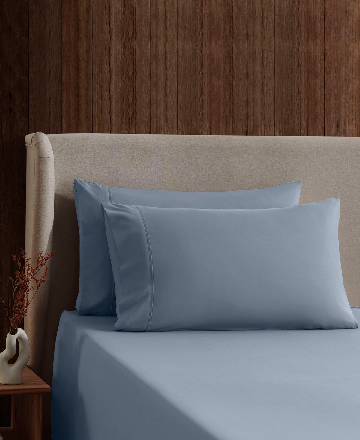 Nestl Premier Collection Deep Pocket 4 Piece Sheet Set, Queen In Blue