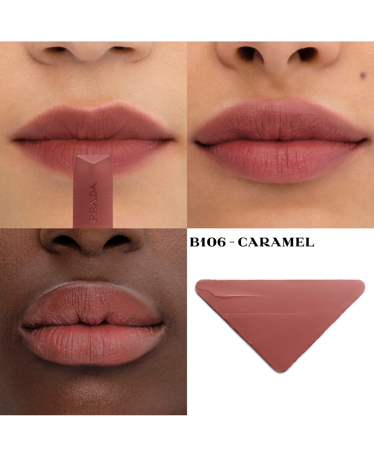 Prada Beauty Monochrome Soft Matte Refillable Lipstick