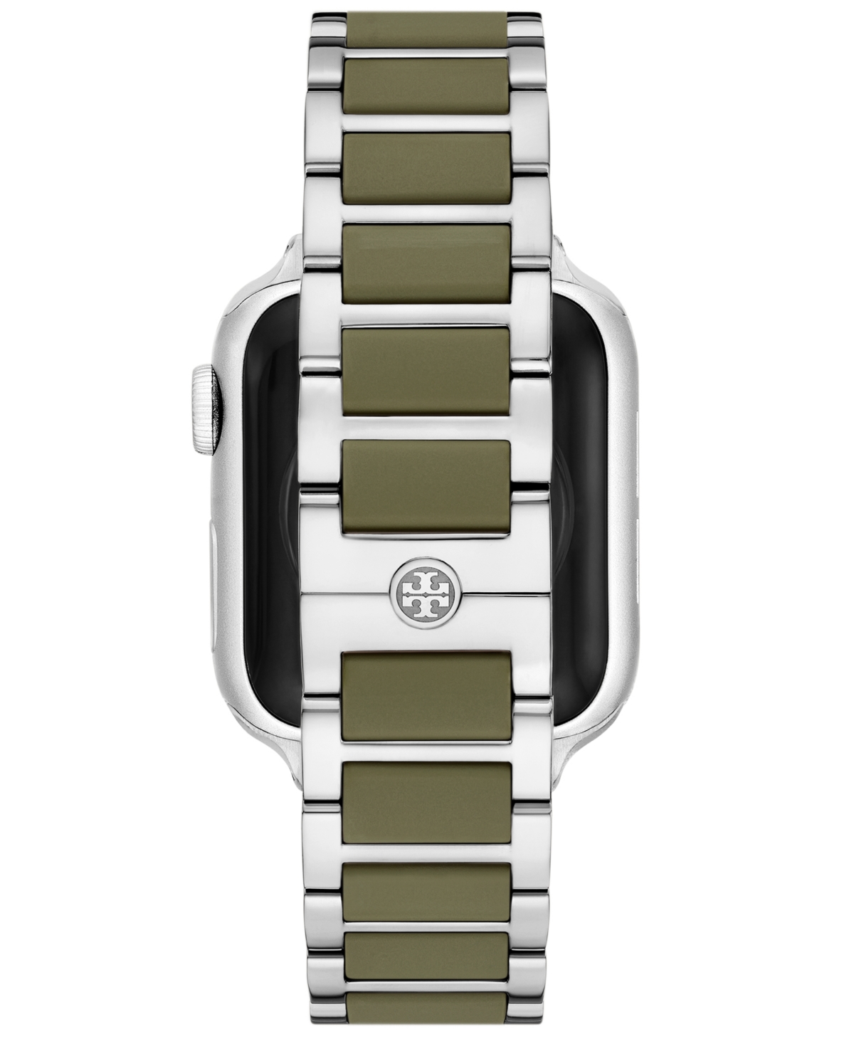 Tory Burch Women's The Kira Green Silicone & Stainless Steel Bracelet For Apple Watch 38mm-46mm In Multi