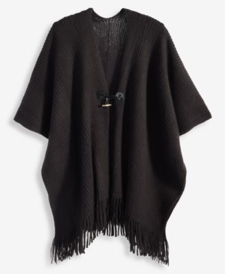 Solid Ribbed Toggle Topper, Macy's Exclusive