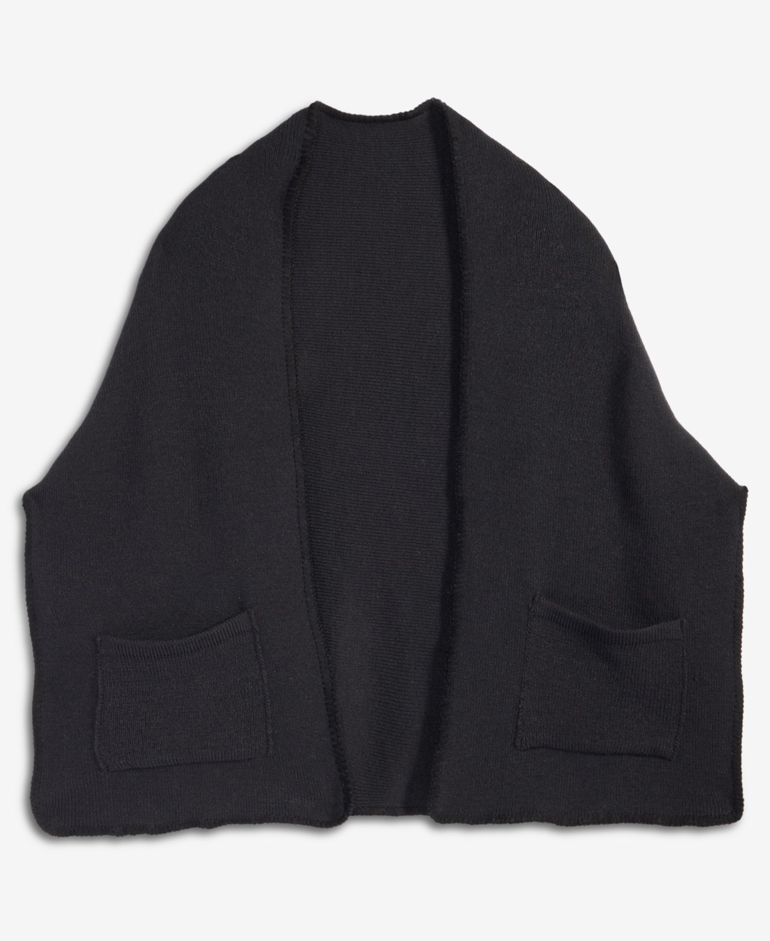 Solid Scarf Wrap With Pockets