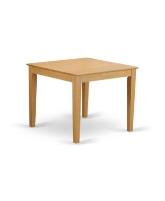 3 piece Oak small square Dining Room Set