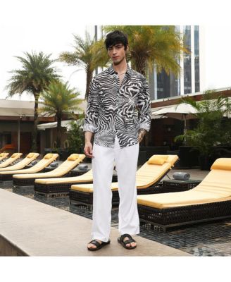 Men's Zebra-Kaleidoscopic Shirt