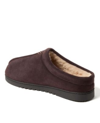 Men's Dean Genuine Suede Clog House Shoe Slipper