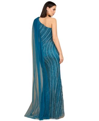 Women's One Shoulder Fitted Gown