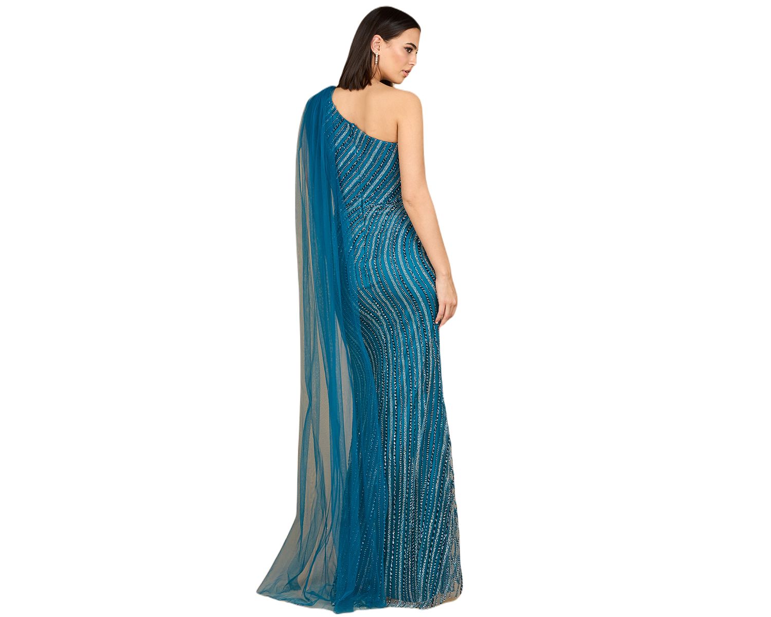 Women's One Shoulder Fitted Gown