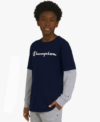 Big Boys Layered-Look Graphic T-Shirt 