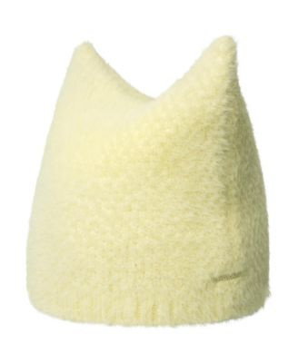 Faux Fur Pointed Beanie