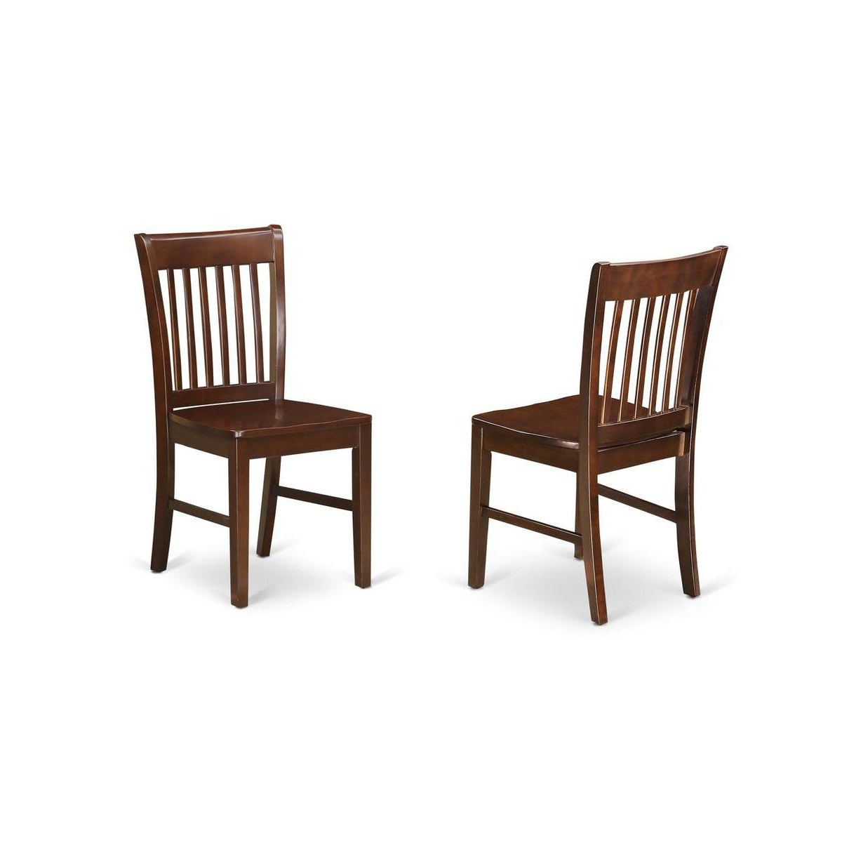 East West Furniture Dining Room Set Mahogany