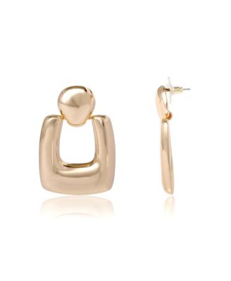 Retro Rectangle Drop Earrings