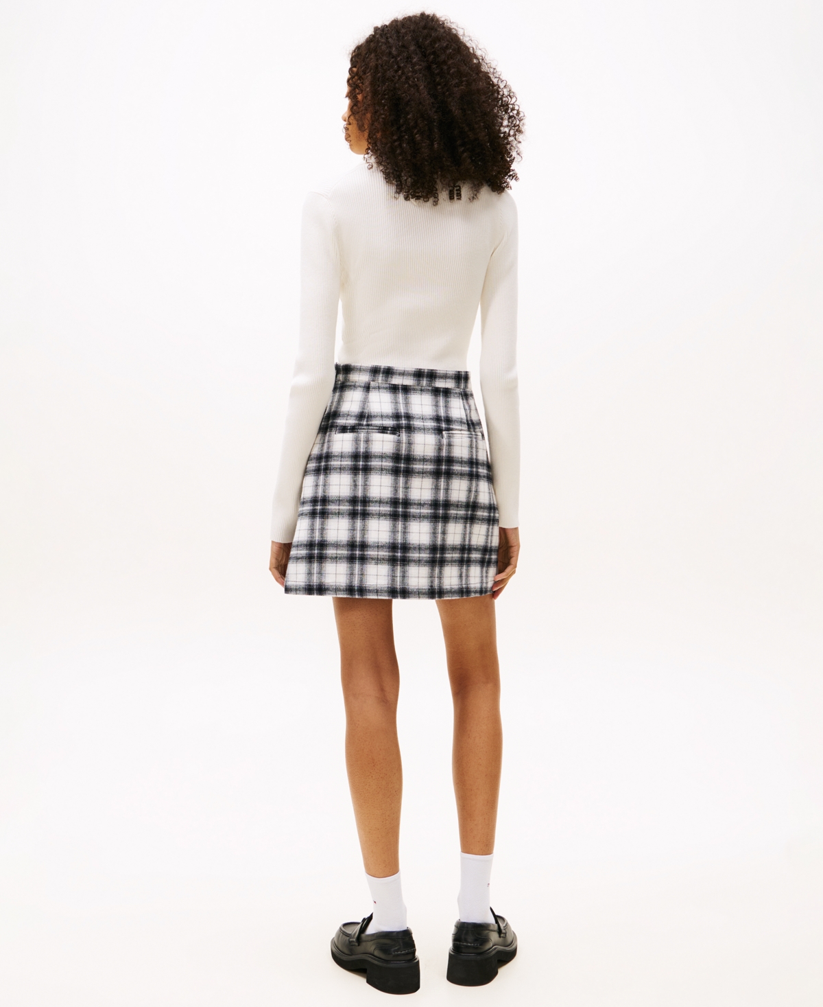 Tommy Jeans Women's Mini A-line Skirt In Black