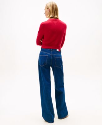 Women's Sparkle Flag Logo Sweater