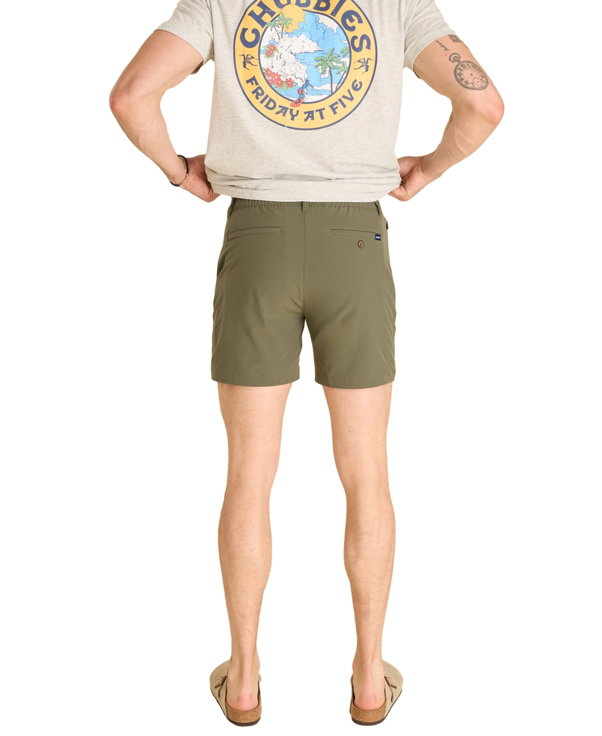 Chubbies Men's Everyday Performance Wrinkle Resistant 6" Shorts In Green