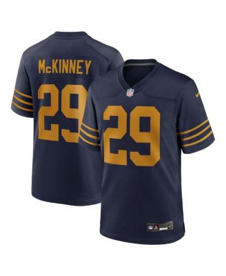 Nike - Men's Xavier McKinney Navy Green Bay Packers The 1923 Classic Game Jersey