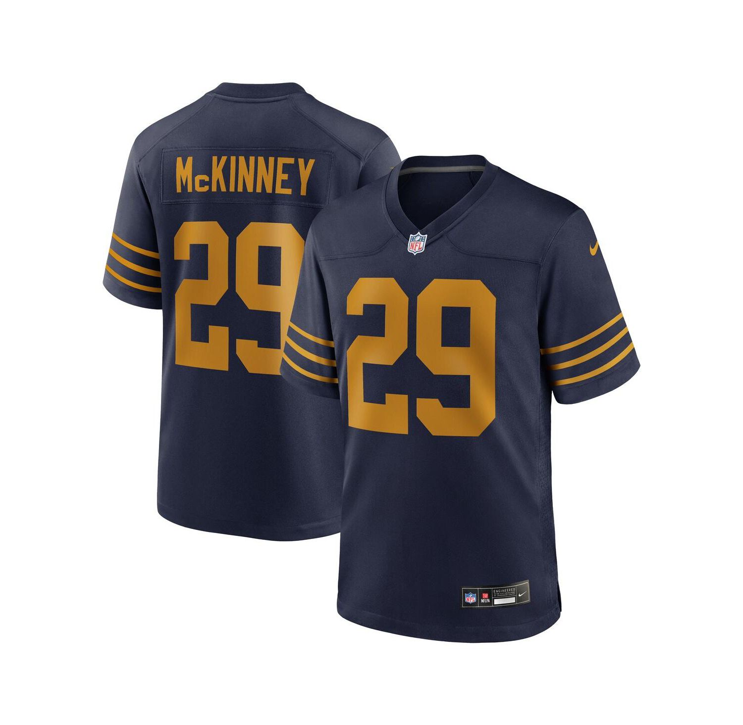 Men's Xavier McKinney Navy Green Bay Packers The 1923 Classic Game Jersey