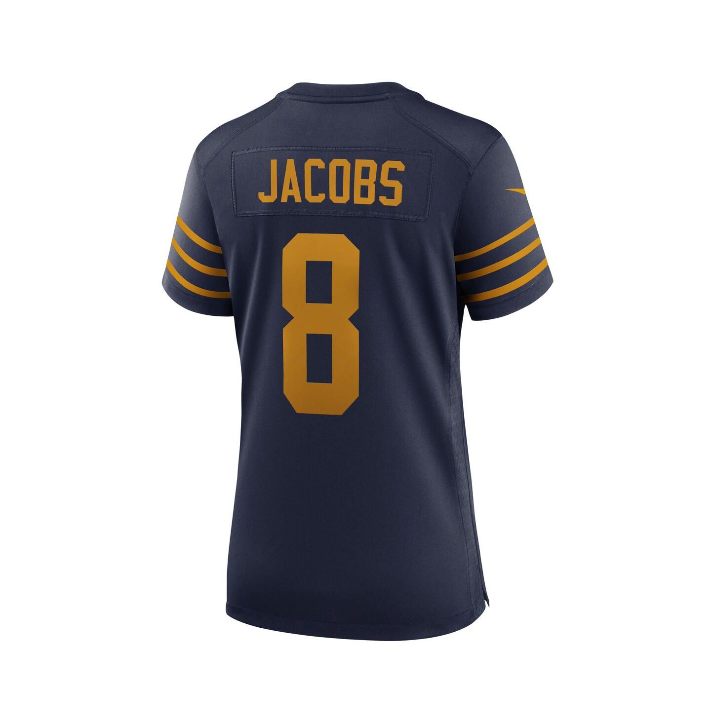 Женский топ Nike Josh Jacobs Navy Green Bay Packers The 1923 Classic Game Jersey — фото 3