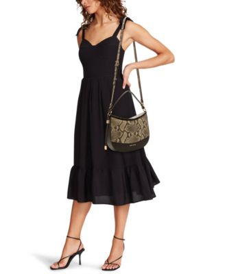 Convertible Strap Small Hobo Bag