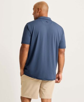Men's Costa Wave Classic Fit Seersucker Performance Polo Shirt