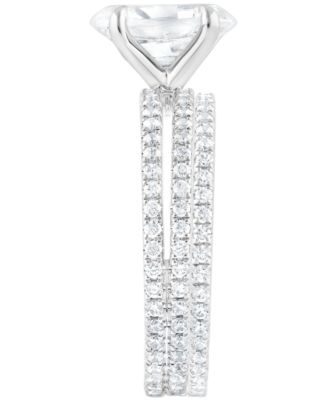 Certified Lab Grown Diamond Oval Bridal Set (3 ct. t.w.) in 14k Gold