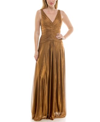 Women's Drop Waist V-Neck Dress