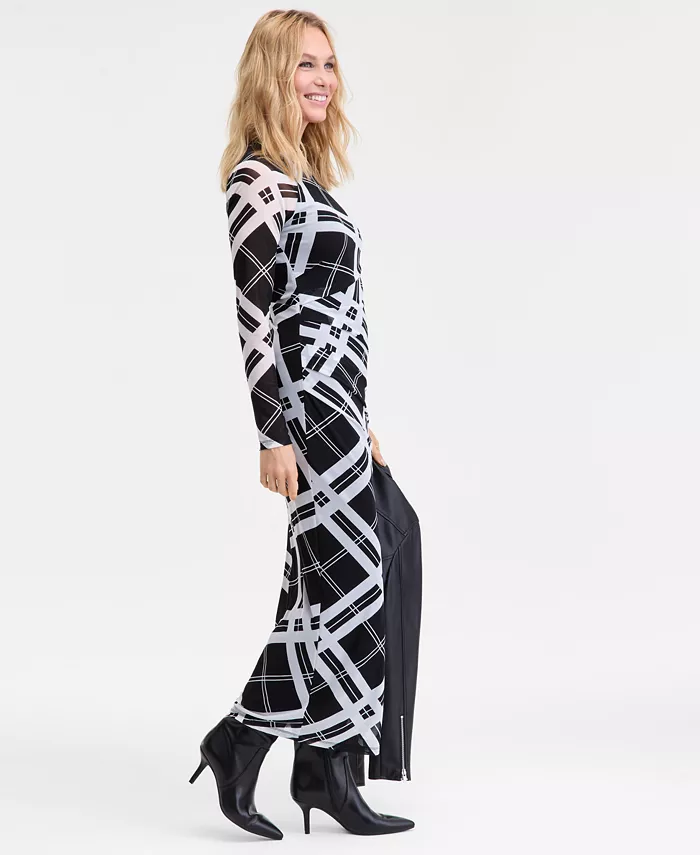 Women's Side-Ruched Maxi Dress - thumbnail 3