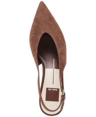 Women's Alenna Kitten-Heel Slingback Pumps