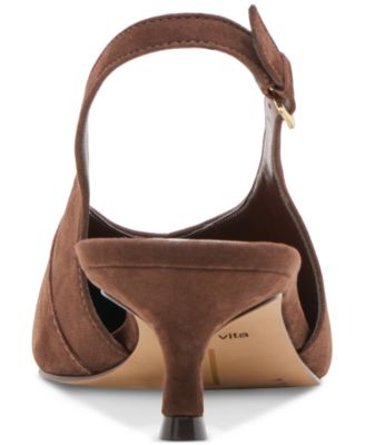 Women's Alenna Kitten-Heel Slingback Pumps
