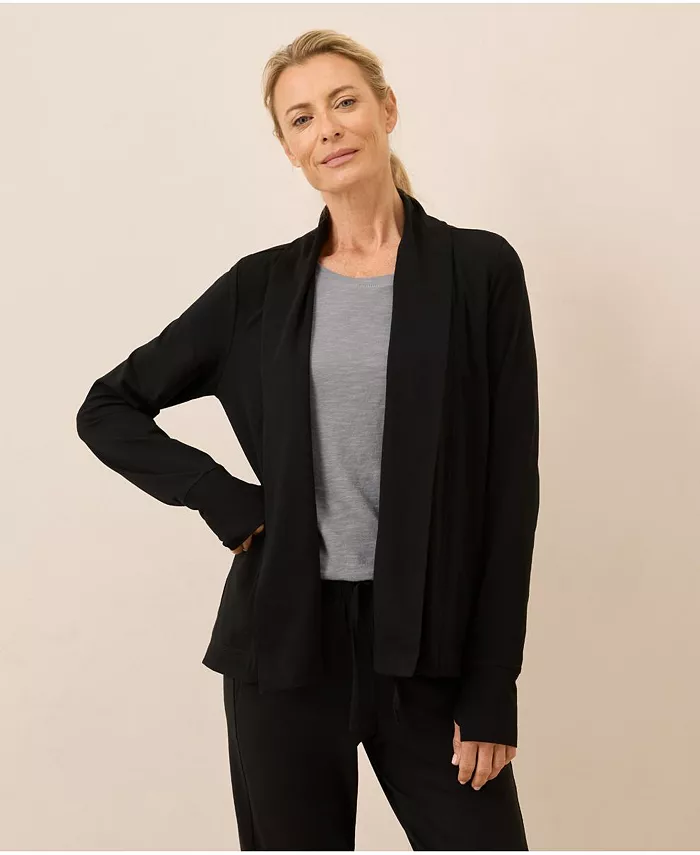 Women's Luxe Stretch Jersey Swing Cardigan