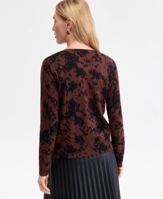 Women's Animal-Print Cardigan, Macy's Exclusive