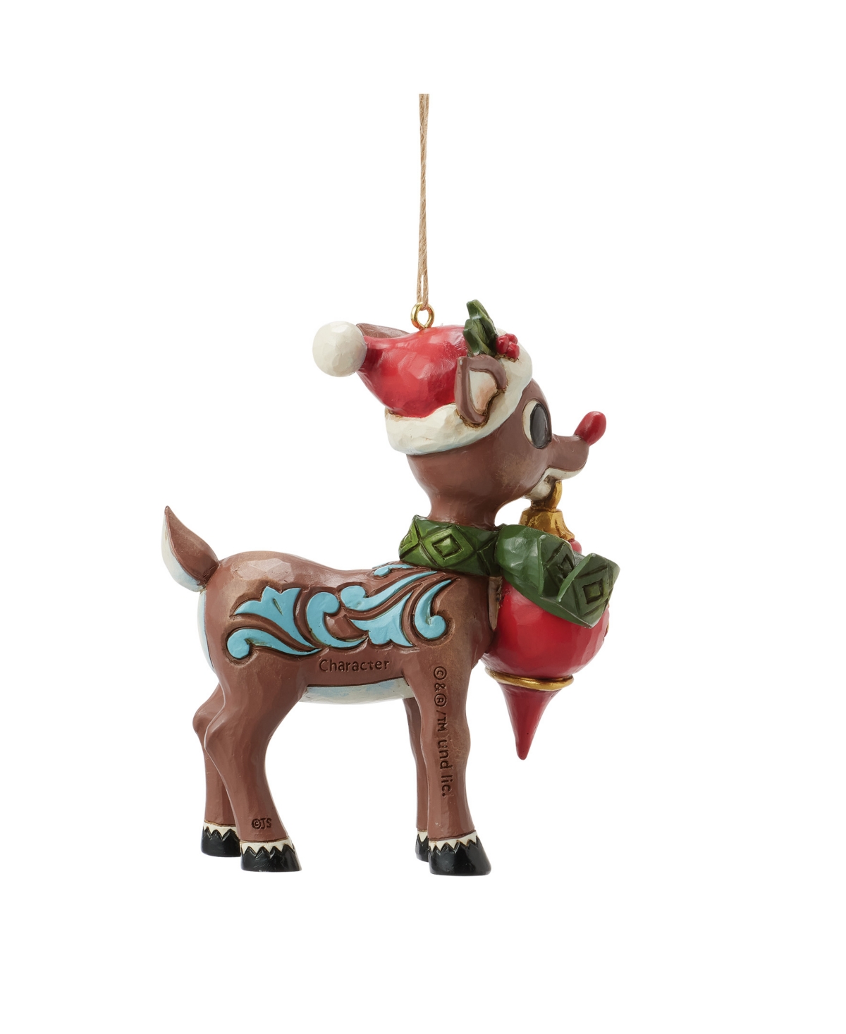 Jim Shore Rudolph Dated 2025 Ornament In Multi