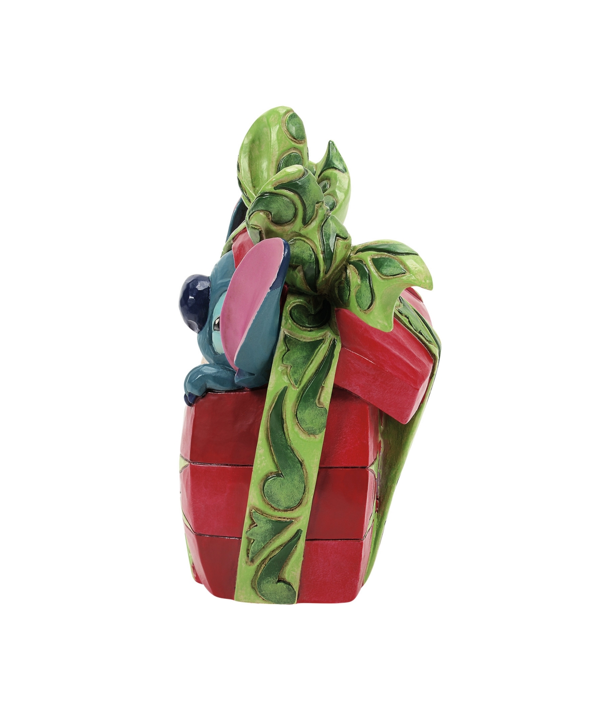 Jim Shore Stitch Tearing Present Figurine In Multi