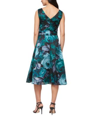 Women's Printed Midi Yoryu Sleeveless Dress