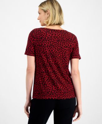 Petite Cowl Neck Top