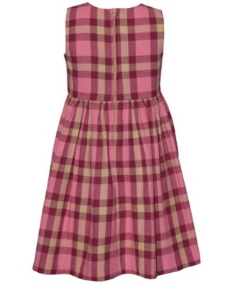 Little and Toddler Girls 2-Piece Sherpa Jacket and Plaid Dress Set