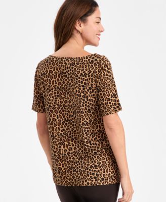 Petite Cowl Neck Top