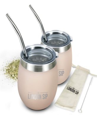 Stainless Steel 8 oz. Yerba Mate Cup Set