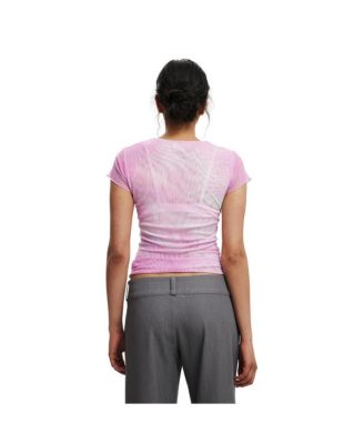 Women's Ashley Mesh Short Sleeve Top