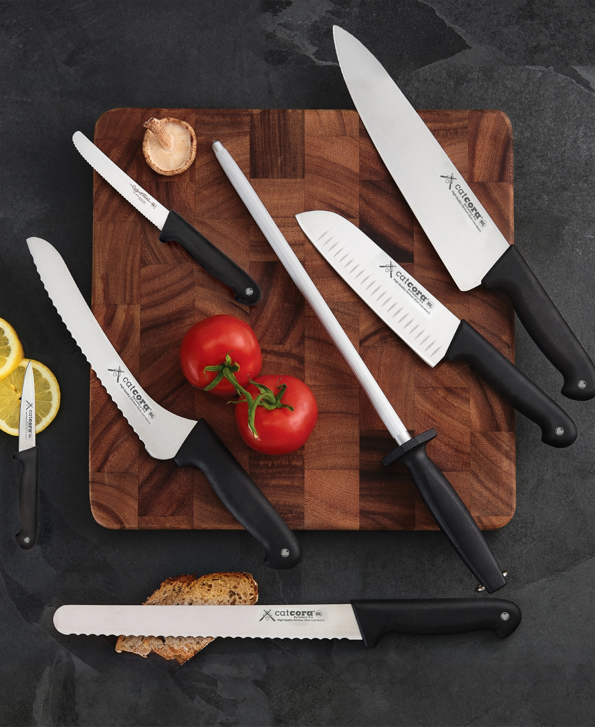 Cat Cora Cutlery-pro 18.5" Knife Sharpening Honing Steel In Multi