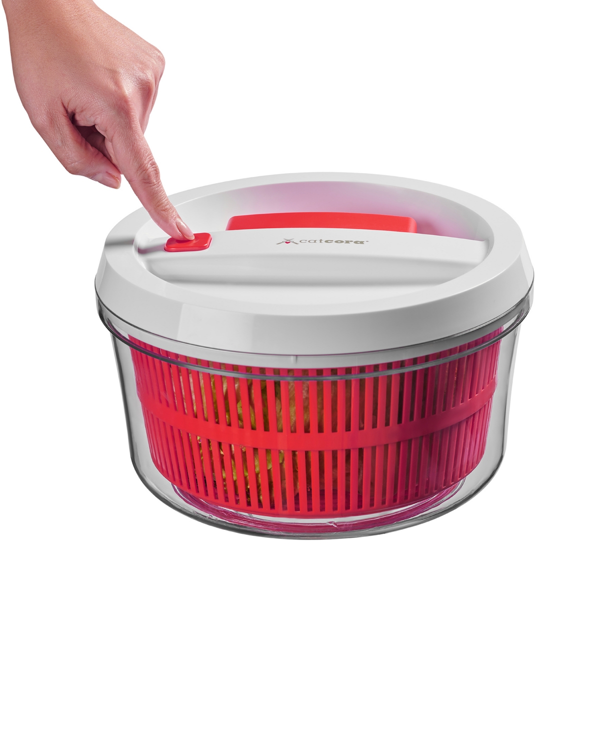 Cat Cora Cutlery-pro 4.7-quart Quickspin Salad Spinner In Multi
