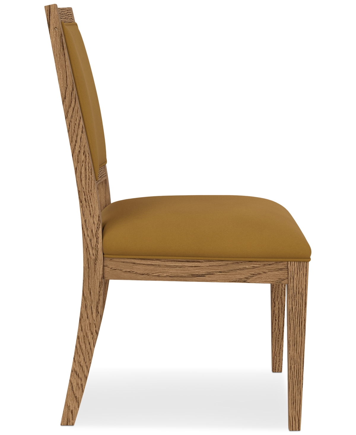 Macy's Everleigh Upholstered Back Side Chair In Brown