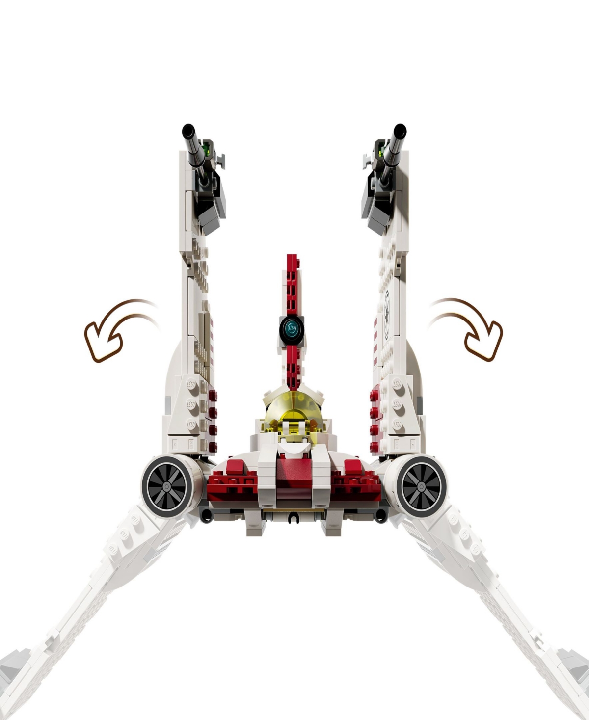 Lego Star Wars: The Clone Wars V-19 Torrent Starfighter 75432, 567 Pieces In Multi