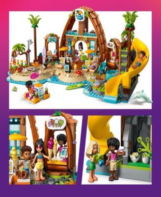 Friends Family Vacation Beach Resort 42673 Toy Building Set, 1140 Pieces