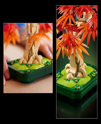 Botanicals Japanese Red Maple Bonsai Tree 10348 Toy Building Set, 474 Pieces