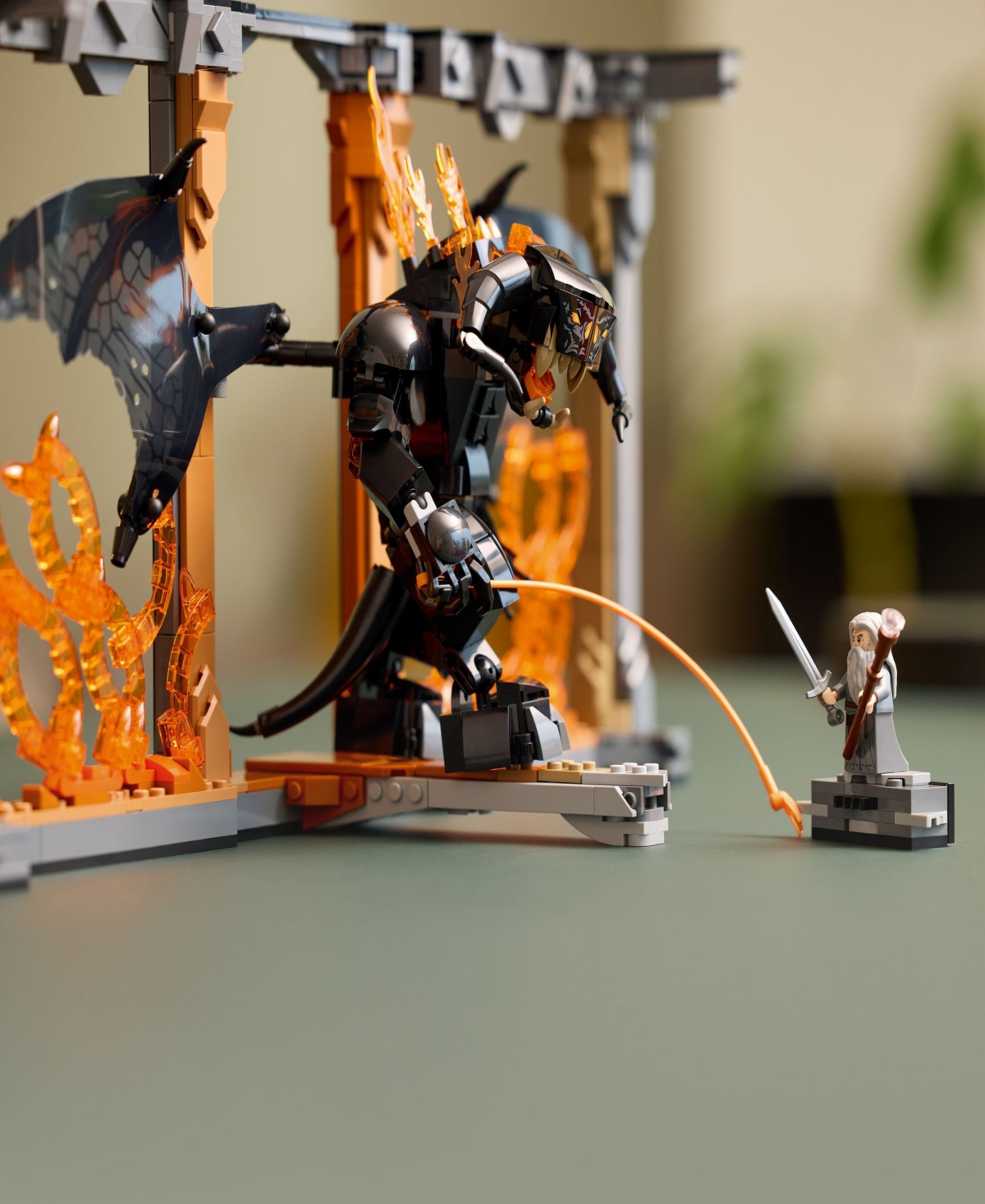 Lego Icons The Lord Of The Rings: Balrog Book Nook 10367, 1201 Pieces In Multi
