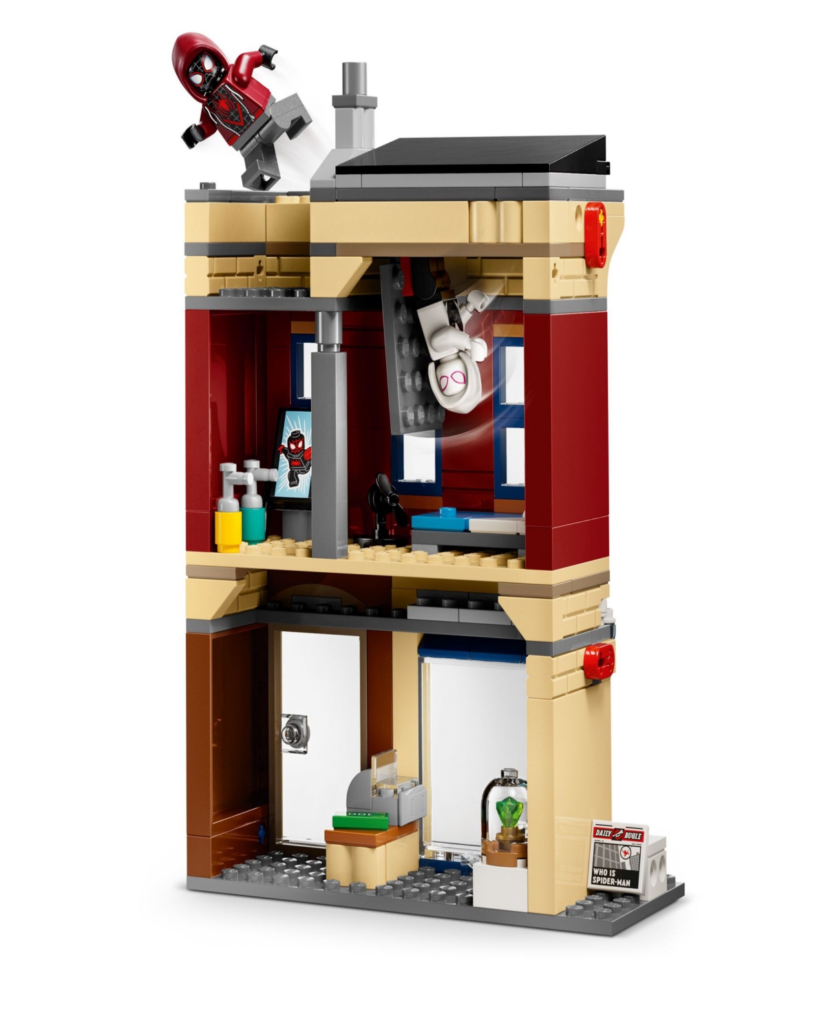 Lego Marvel Spider-man Vs. Oscorp Building Toy 76324, 808 Pieces In Multi