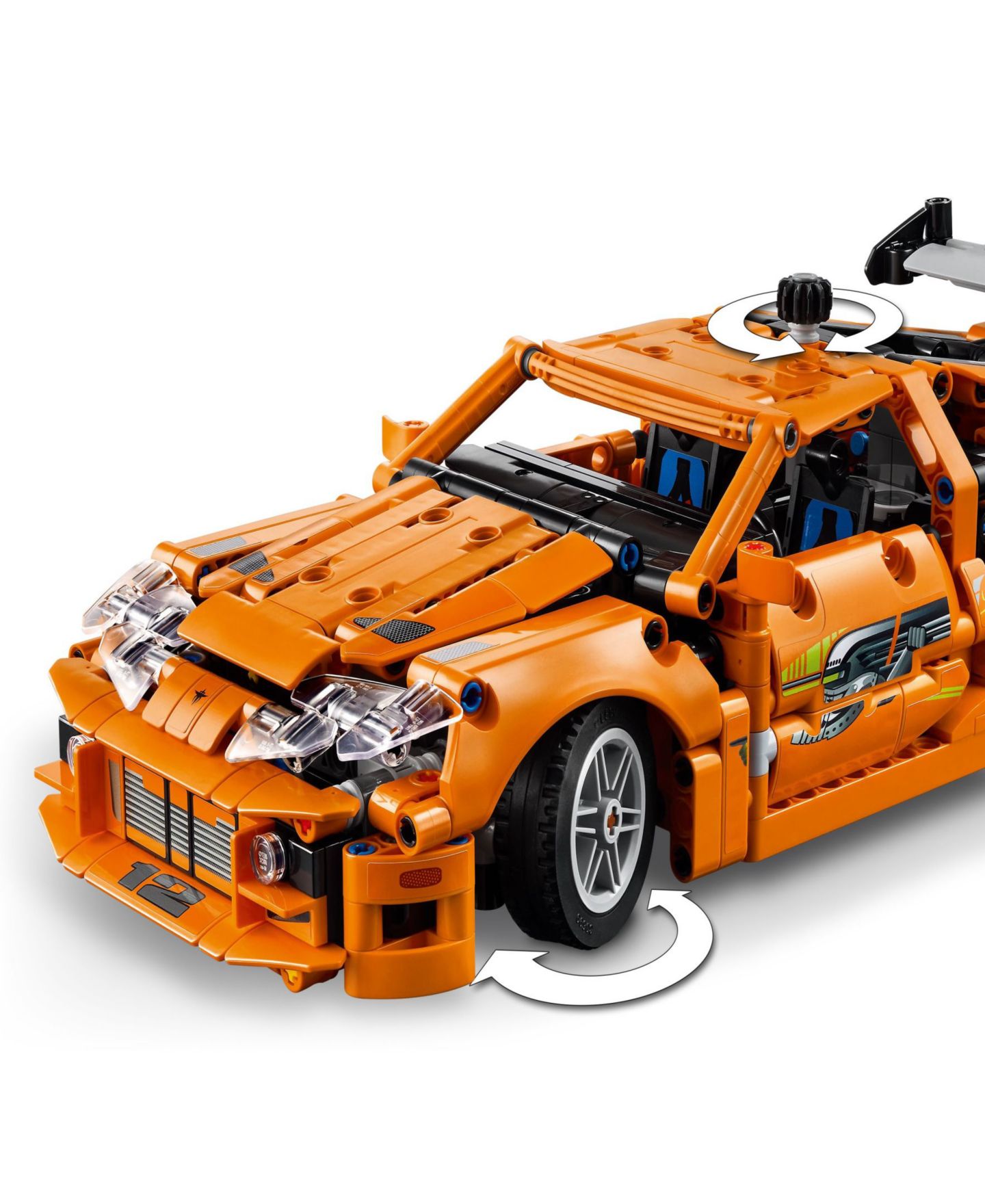 Детские конструкторы LEGO® Technic Fast and Furious Toyota Supra MK4 42204, 810 Pieces — фото 3