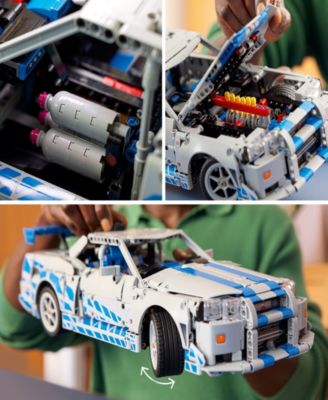 Technic 2 Fast 2 Furious Nissan Skyline GT-R R34 Car 42210, 1410 Pieces