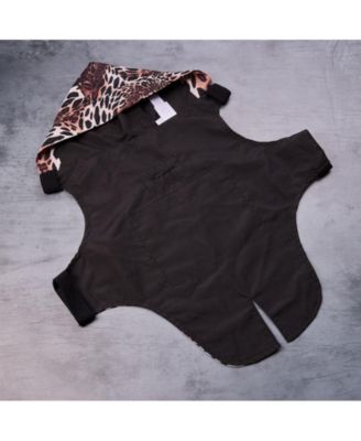 Leopard Raincoat & Harness Set - M
