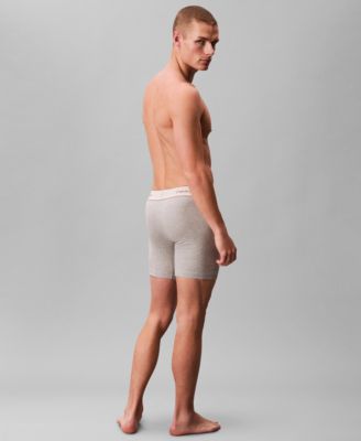 Men's 3-Pack Stretch Cotton Boxer Briefs